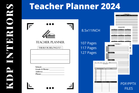 Download Teacher Planner 2024 KDP-Interiors - 2024 kdp Collection