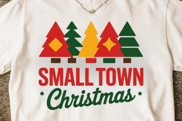Download Small Town Christmas Vintage T-shirt PNG - Premium Resources